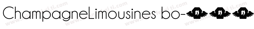 ChampagneLimousines bo字体转换